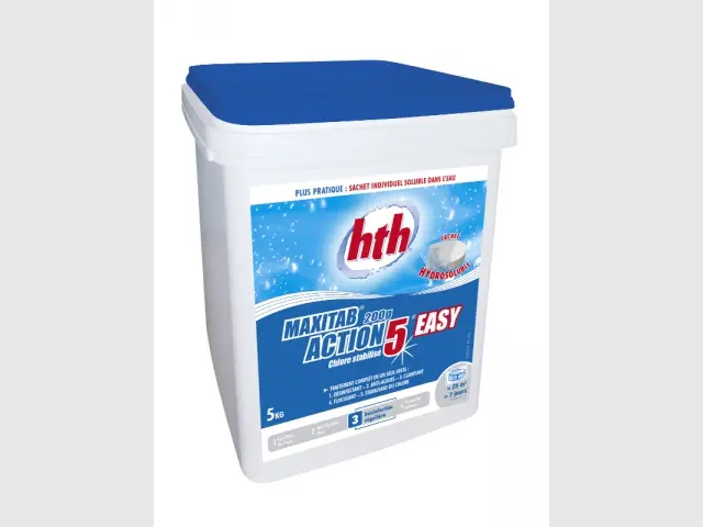 Hth MAXITAB®, des galets de chlore en sachets hydrosolubles - Innovations pour une piscine plus facile à vivre