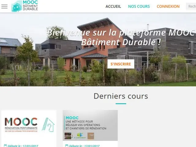 MOOC Bâtiment durable