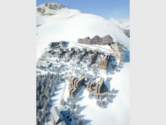 Le projet de La Pagne suit "une stratégie urbaine, architecturale et paysagère" - La station de La Plagne en 2020 sera réinventée par Jean-Michel Wilmotte et Pierre & Vacances-Center Parcs