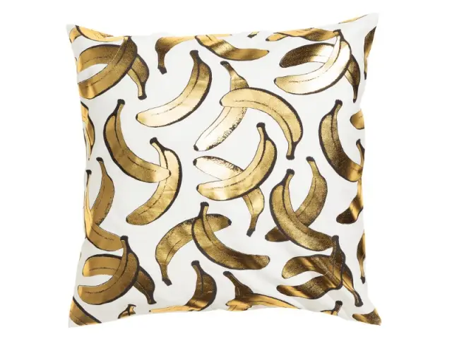 Un coussin motif bananes : 9,90 &euro;