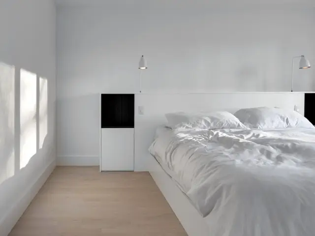 Une chambre parfaitement harmonisée - A Montréal, une maison se réinvente...