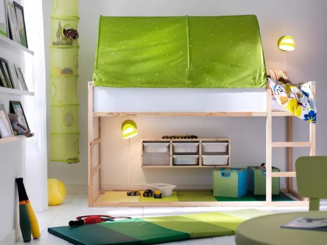 Tendance Greenery : du vert dans la chambre des enfants