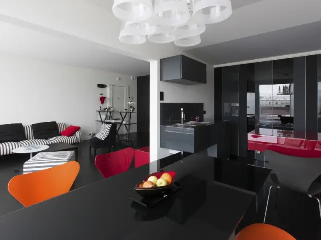 Un appartement chic et graphique