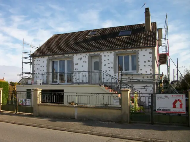 Isolation thermique par extérieur pour une maison 