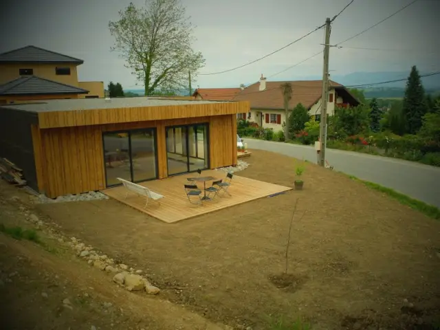 Une maison entièrement recyclable 