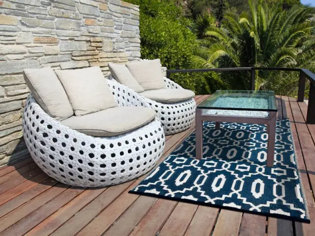 Ambiance graphique-chic pour ma terrasse 