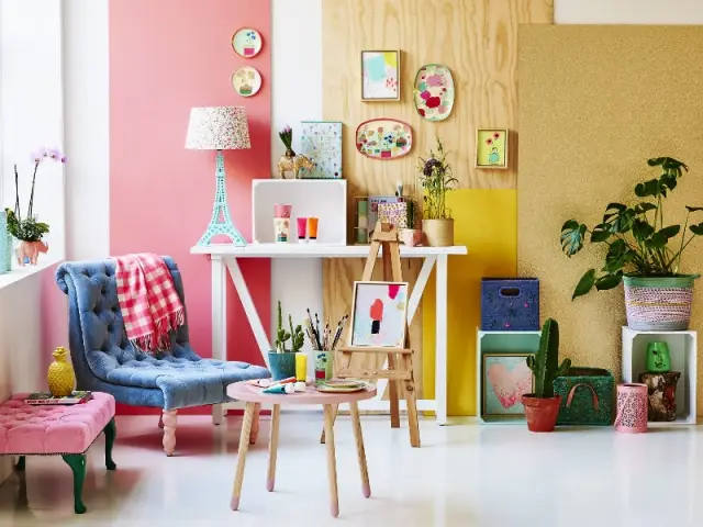 Des cagettes en bois comme éléments de décoration