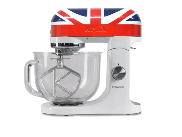 Un robot pâtissier aux couleurs de l'Union Jack