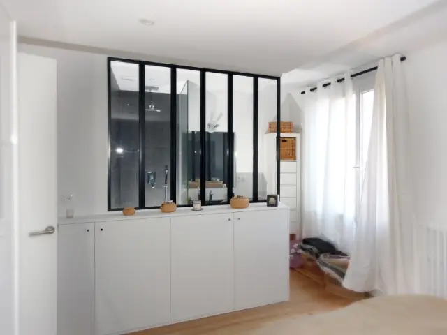 Chambre transformée en suite parentale