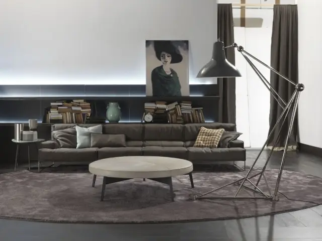 Living room|Modern Grey art deco style 