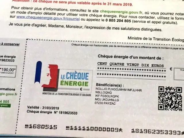 Chèque énergie