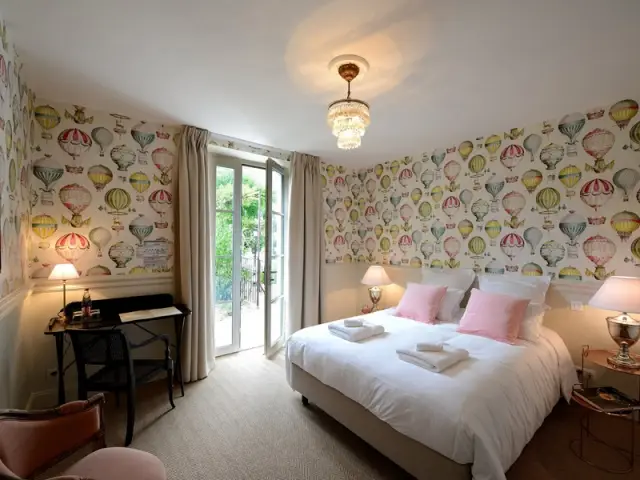 Une chambre au Grand Hôtel Henri