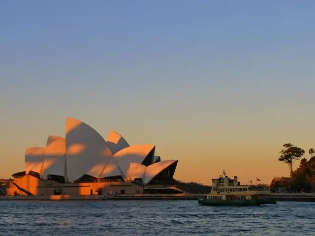 Impression soleil couchant - Opéra de Sydney