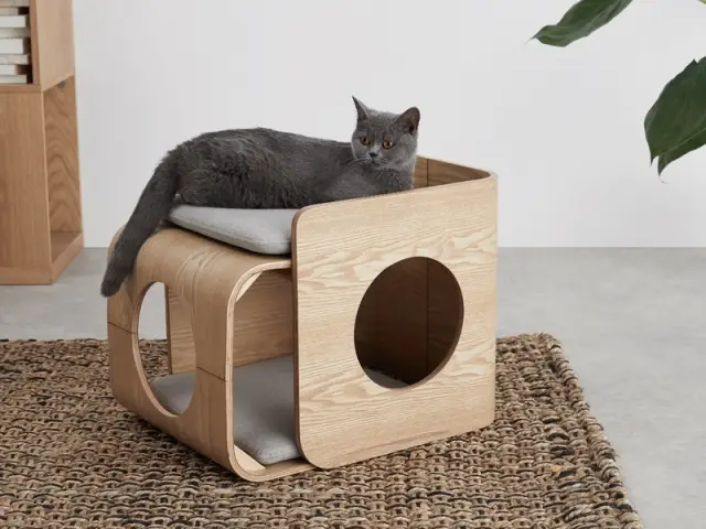 Lit carré pour chat Kyali, Made.com; prix : 119 &euro;