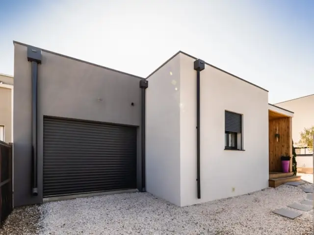 Une maison à ossature bois tout en modernité