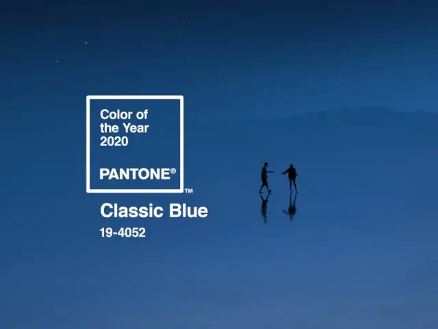 Classic Blue, couleur de l'année 2020 selon Pantone, enfin dévoilée