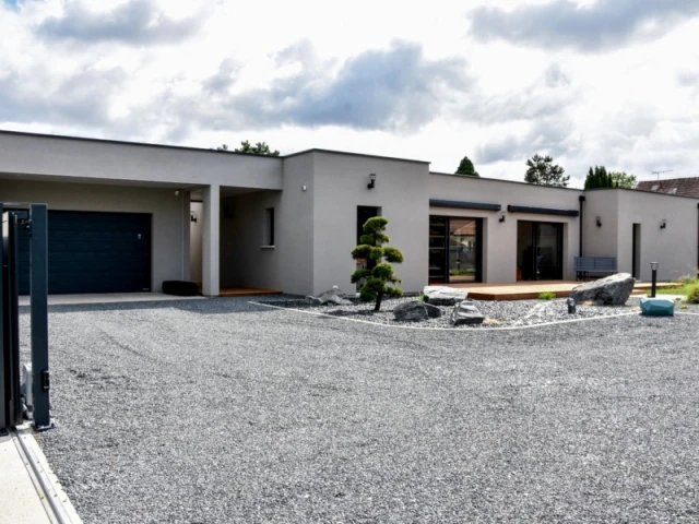 La médaille d'argent revient à Maisons Ortelli, pour une maison de 182 m² sur la commune de Bonsecours, en banlieue rouennaise.