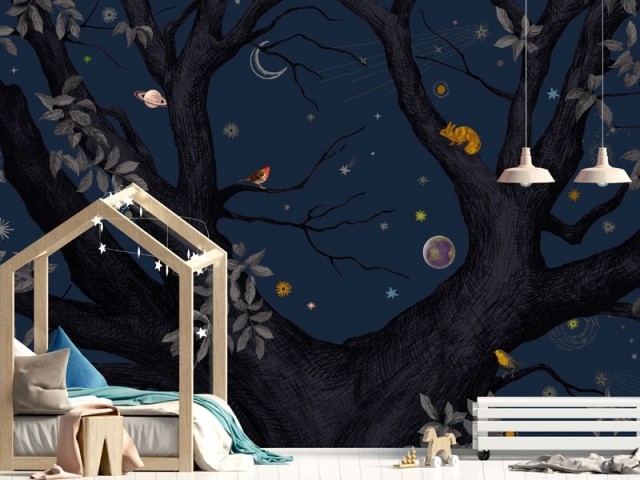Papier peint panoramique enfant : Des décors magiques pour émerveiller leur  chambre