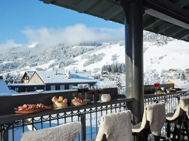 Une vue panoramique sur les montagnes