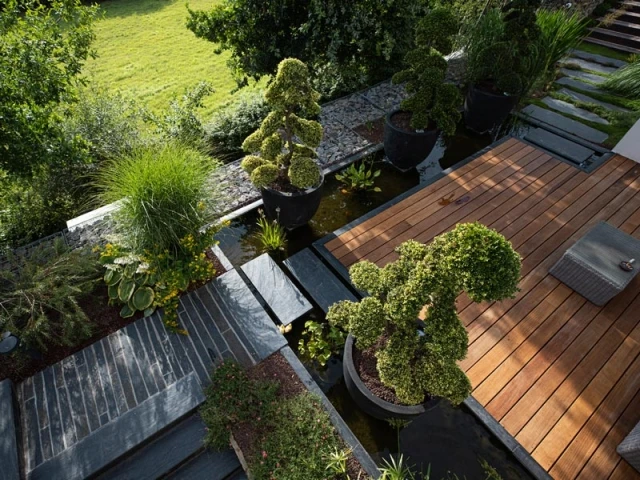 Une seconde terrasse à l'esprit zen