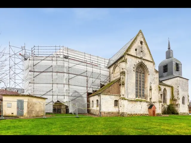 Somme, Eglise Saint-Pierre à Dompierre-sur-Authie 