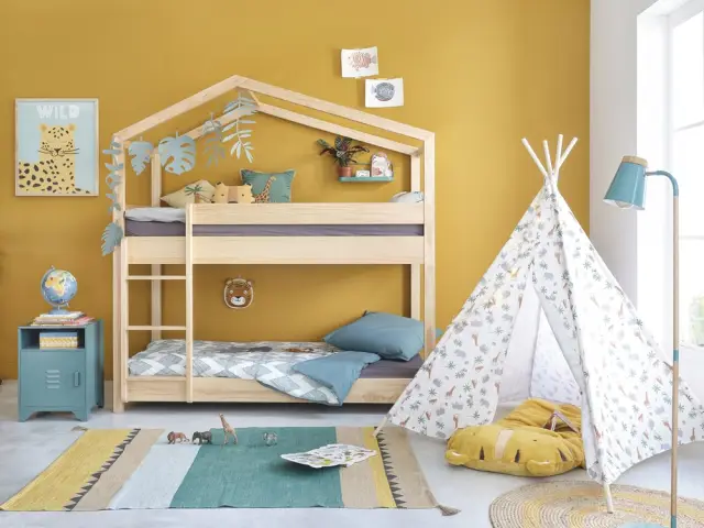 Lit cabane superposé Wild, Maisons du monde, prix : 649 &euro;