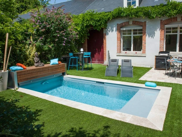 Une petite piscine pensée pour nager