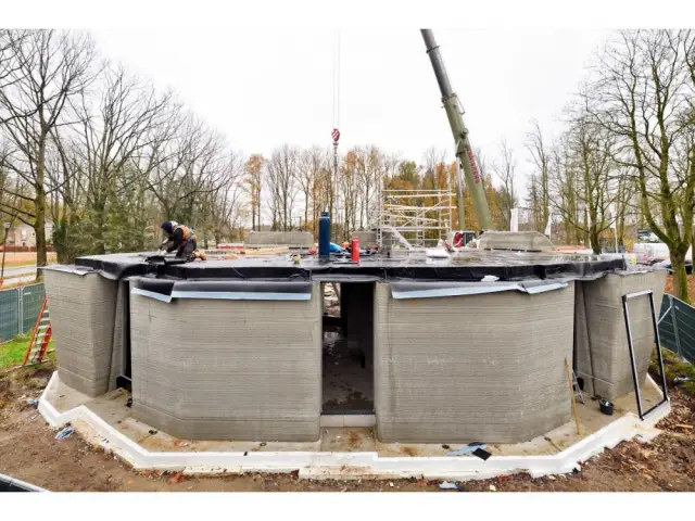 Une maison unique au monde - Maison 3D béton Saint Gobain