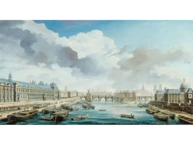 Tableau de Paris Louvre la Seine