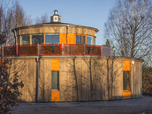 Une surprenante maison ronde, passive et autonome