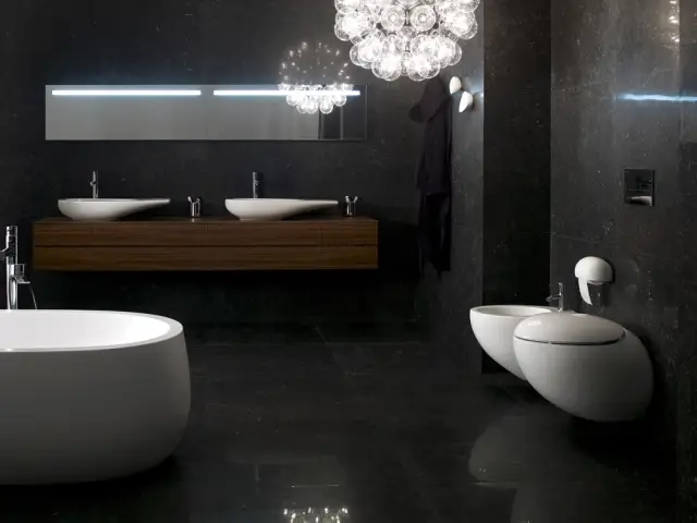 Toilettes ILBAGNOALESSI ONE, par Stefano Giovannoni pour Laufen Bathroom