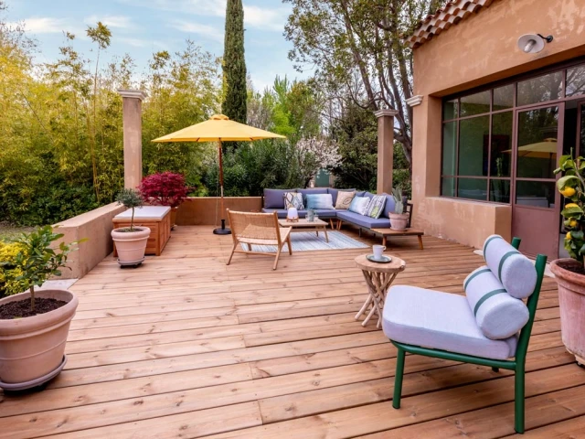 Du bois choisi avec soin pour une terrasse plus durable 