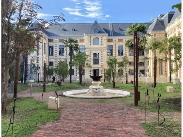 Le jardin Vivienne  - BNF Richelieu jardin