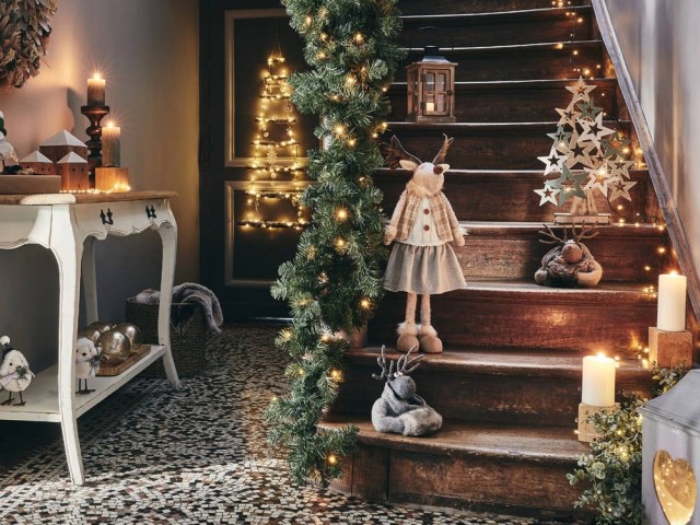 Lumière LED de Noël pour la décoration de la maison, lampe à