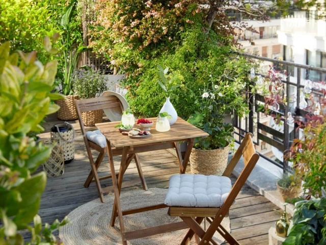 Un petit balcon qui joue à cache-cache