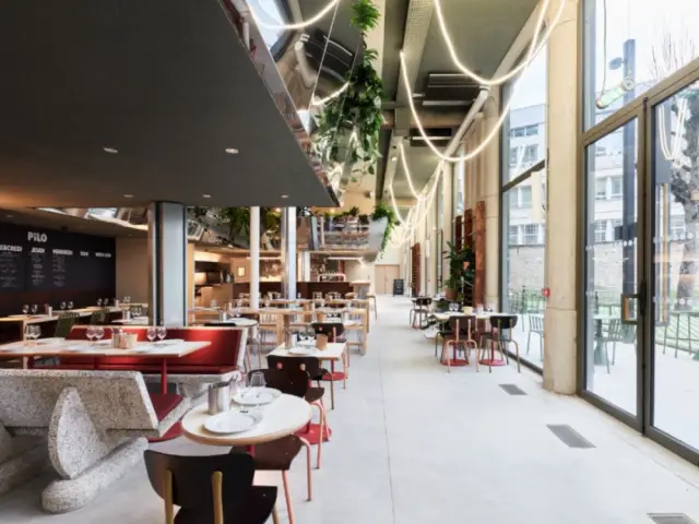 Un restaurant convivial, espace de cowroking - Hotel Pilo Lyon