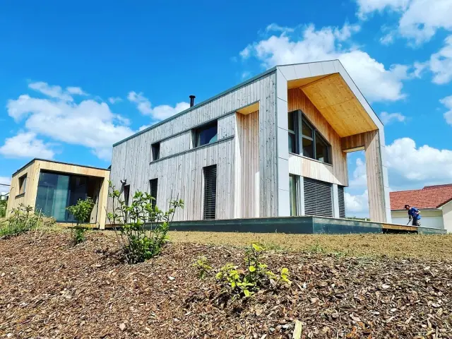 Une maison biosourcée à l'architecture contemporaine