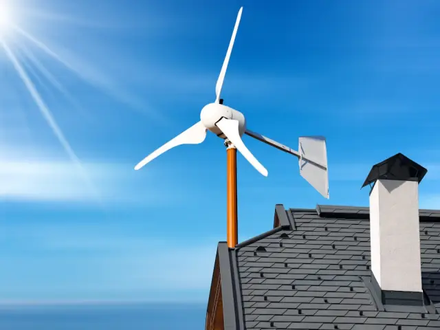 Un exemple d'éolienne domestique