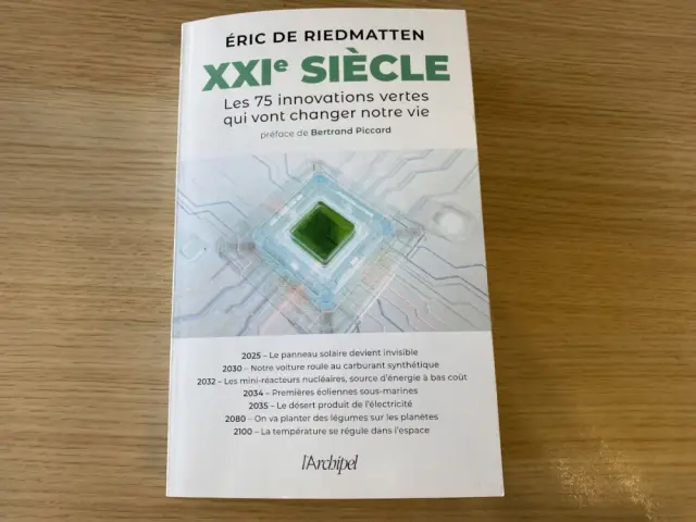 Livre 75 innovations vertes Eric de Riedmatten