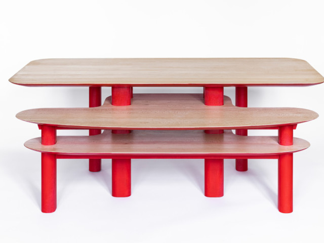 Torii, une table inspirée d'une estampe