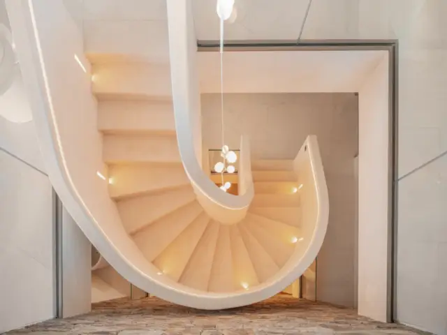 L'escalier pensé comme une colonne vertébrale