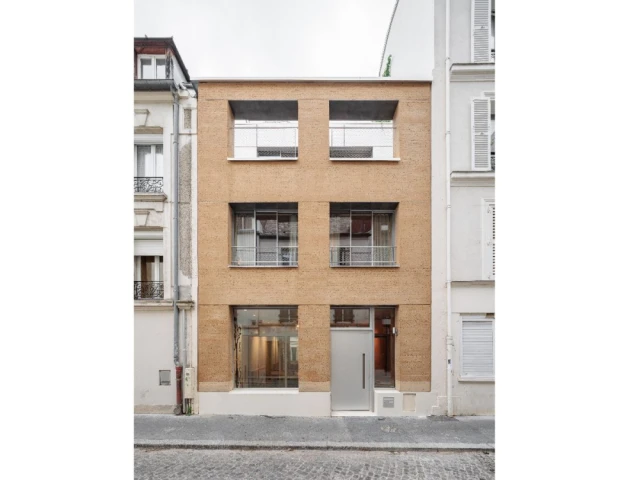 Une façade en pisé - Casa Franca Déchelette Architecture Paris