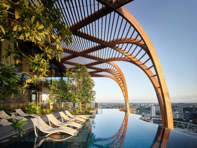 Les espaces de l'immeuble - Upper House Brisbane tour logements