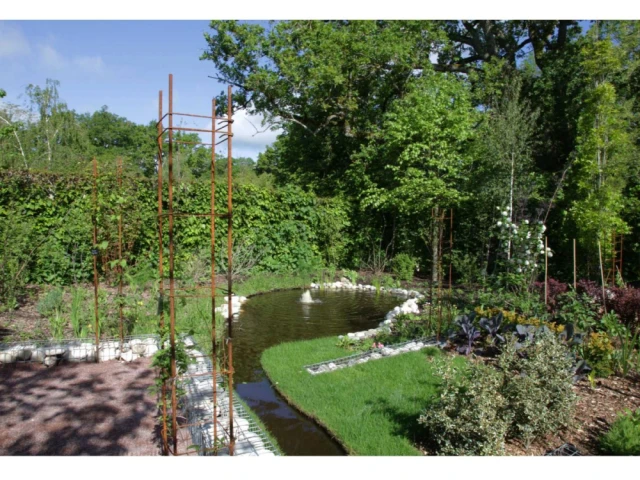 Un point d'eau - Jardin Le pardon de la nature DGJ Paysages