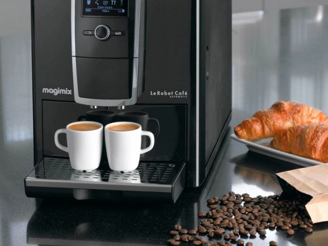 Machine A cafe expresso broyeur à café grains -EA810870 KRUPS-15 Bars -  mousseur - Prix en Algérie