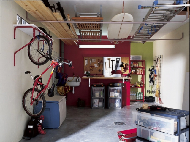 Meuble rangement garage  Ranger son garage avec des meubles modulables -  Lodus