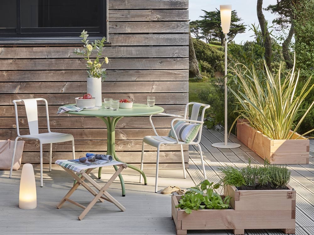 Chaises en rotin pour balcon et terrasse, meubles d'extérieur modernes,  table à thé, fauteuil de