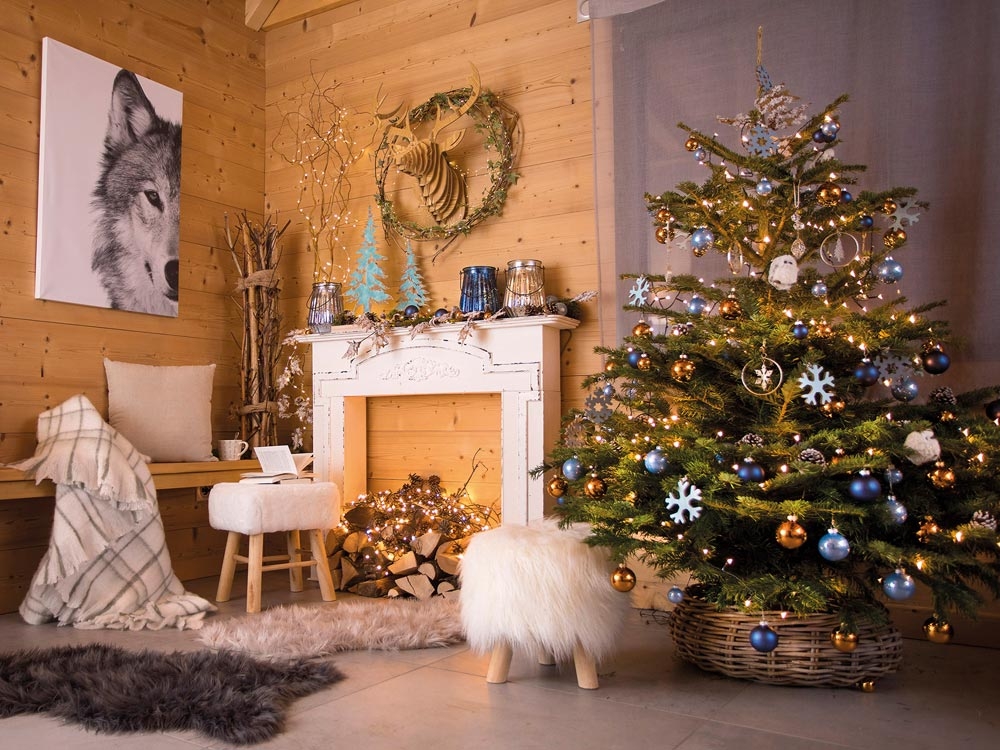 Guirlande lumineuse Père Noël scandinave